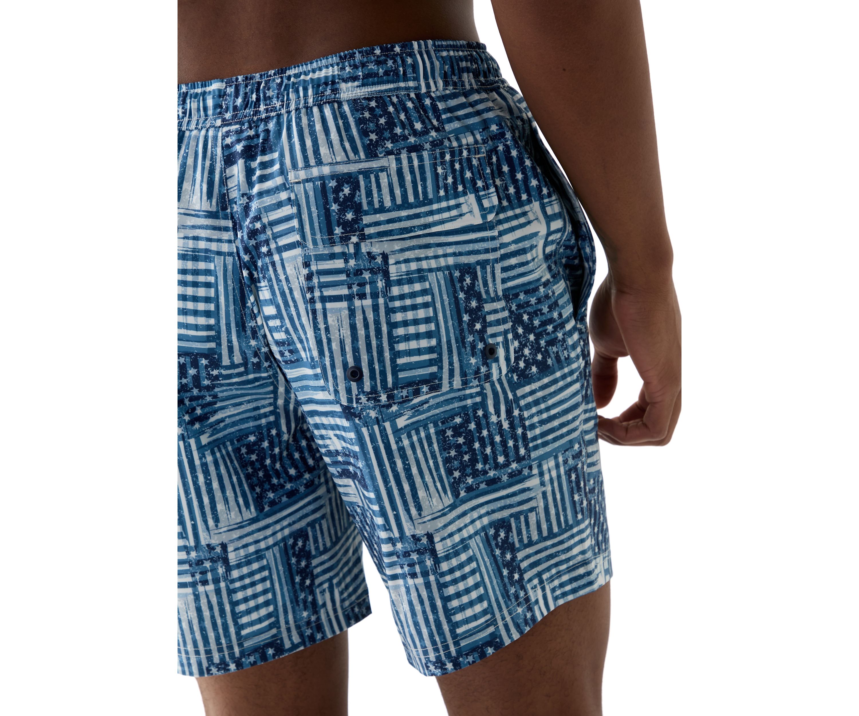 Printed Swim Trunks