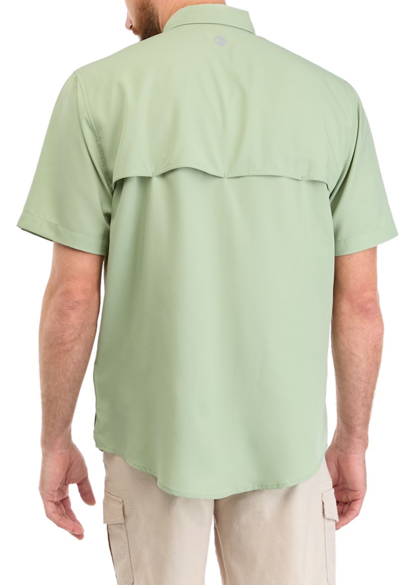 Short Sleeve Solid Fishing Shirt 