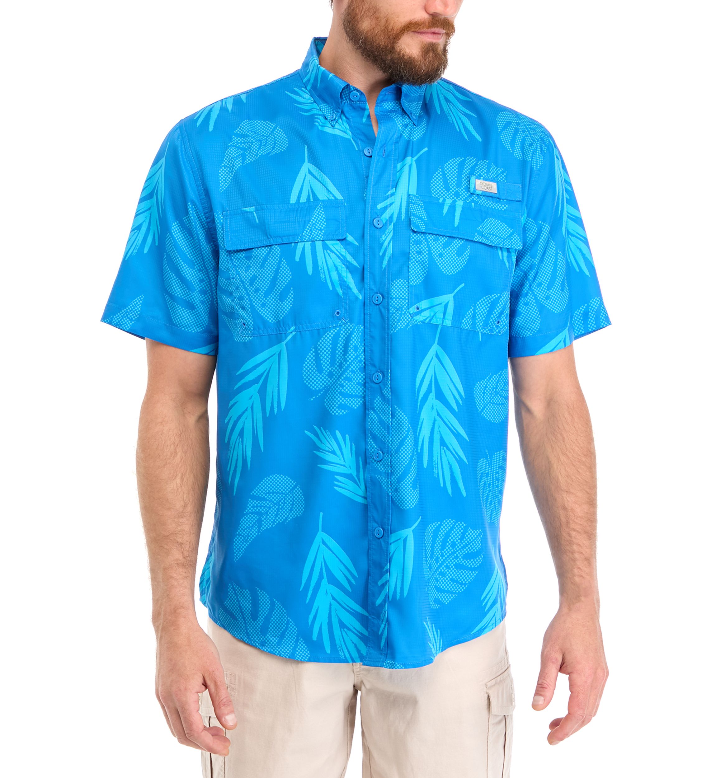 Short Sleeve Printed Fishing Shirt