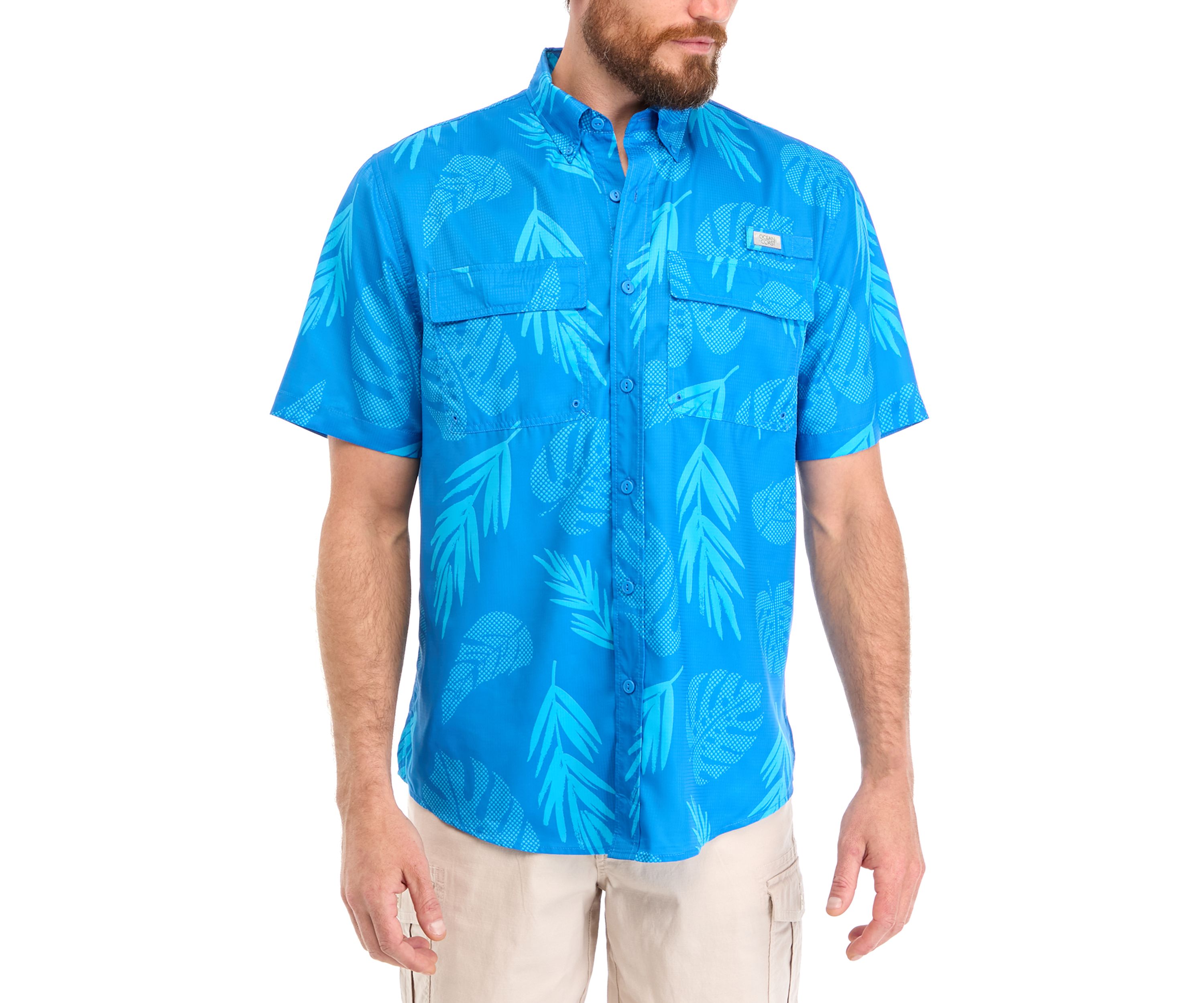 Short Sleeve Printed Fishing Shirt