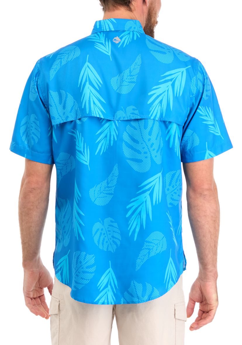 Short Sleeve Printed Fishing Shirt