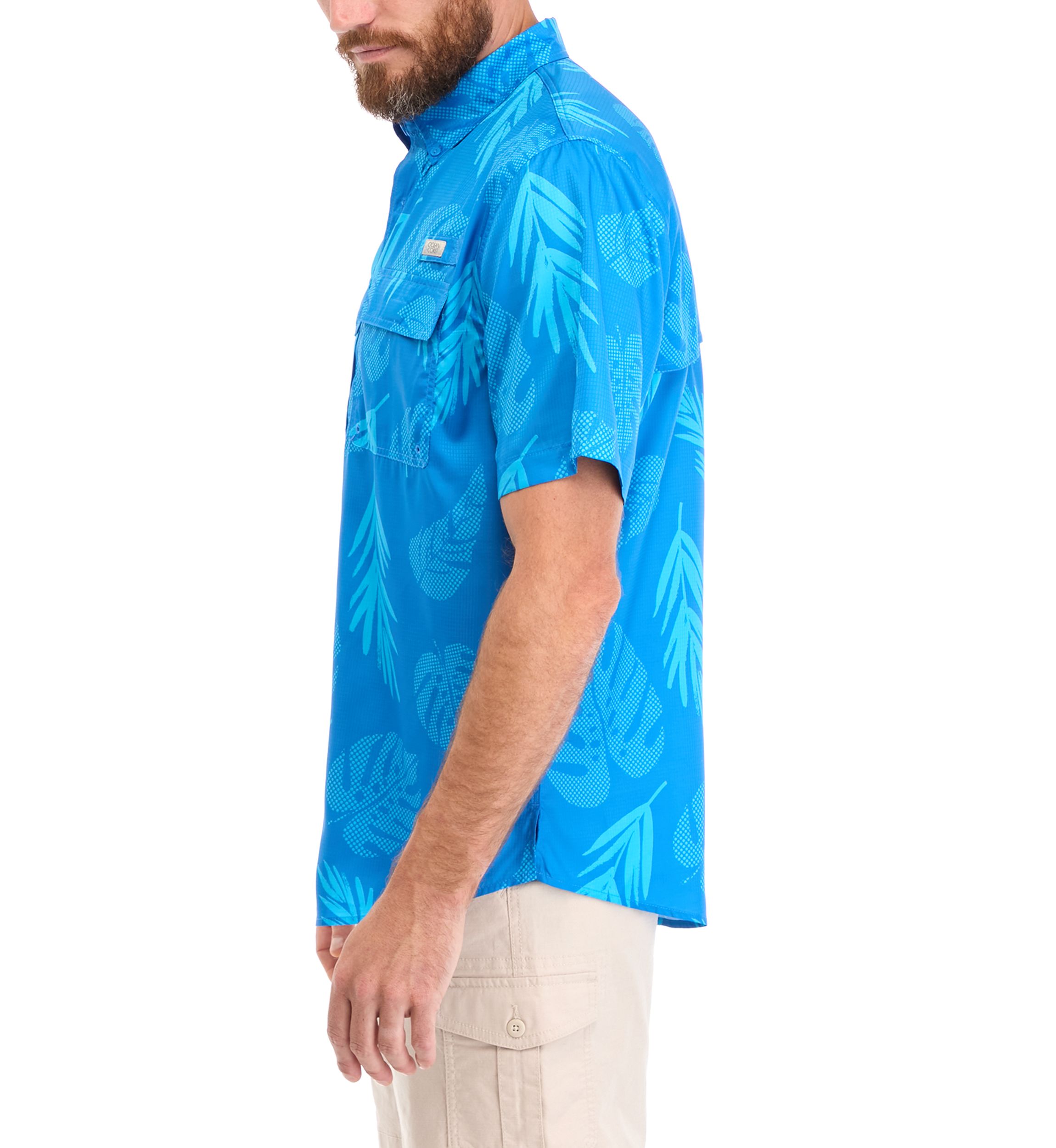 Short Sleeve Printed Fishing Shirt