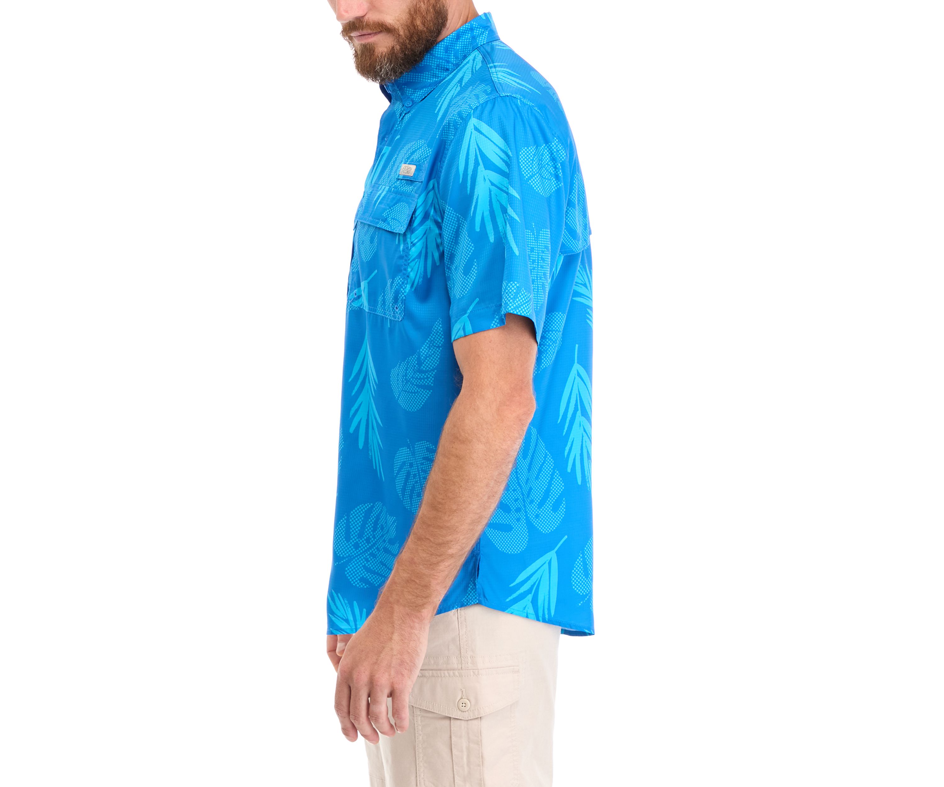 Short Sleeve Printed Fishing Shirt