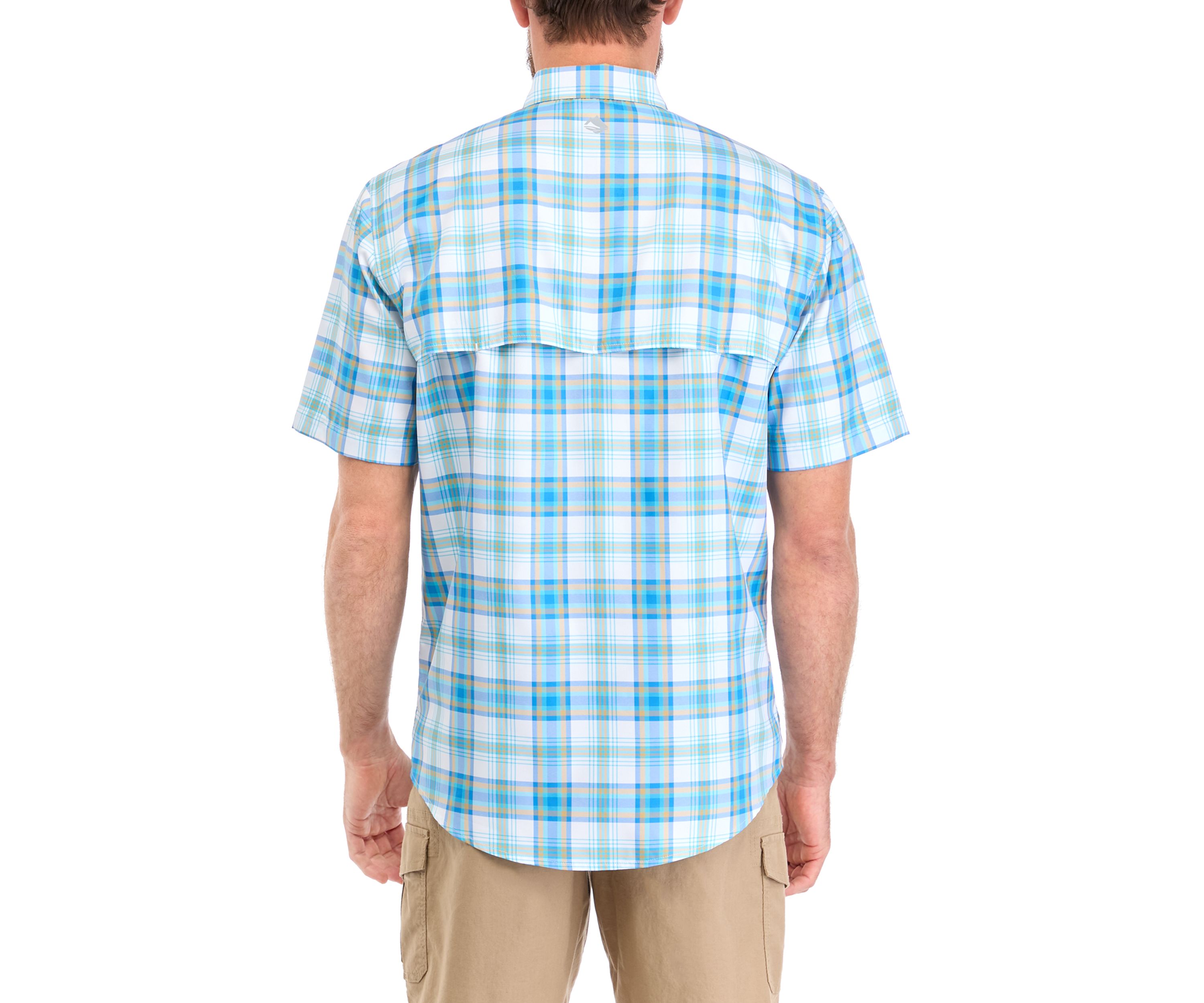 Short Sleeve Yarn Dyed Fishing Shirt