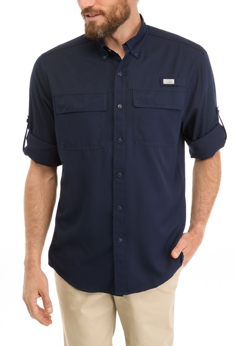 Long Sleeve Solid Fishing Shirt