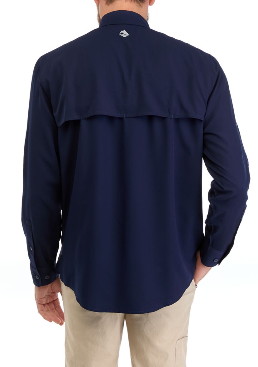Long Sleeve Solid Fishing Shirt