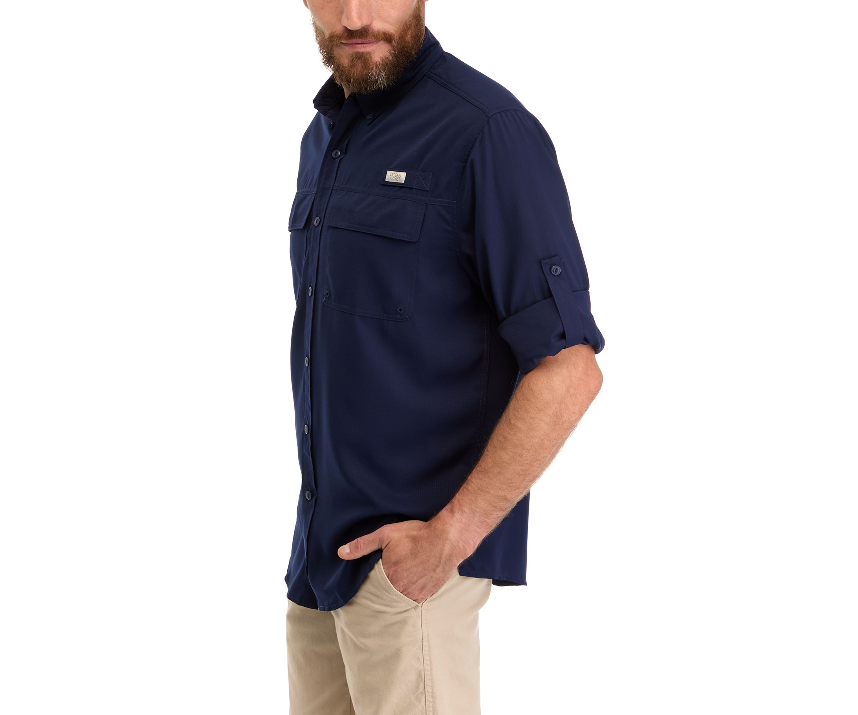 Long Sleeve Solid Fishing Shirt