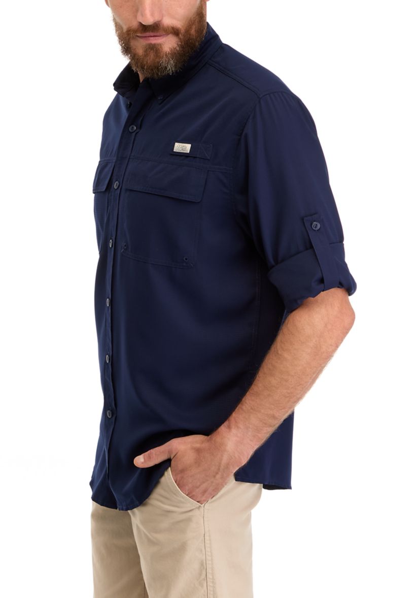 Long Sleeve Solid Fishing Shirt