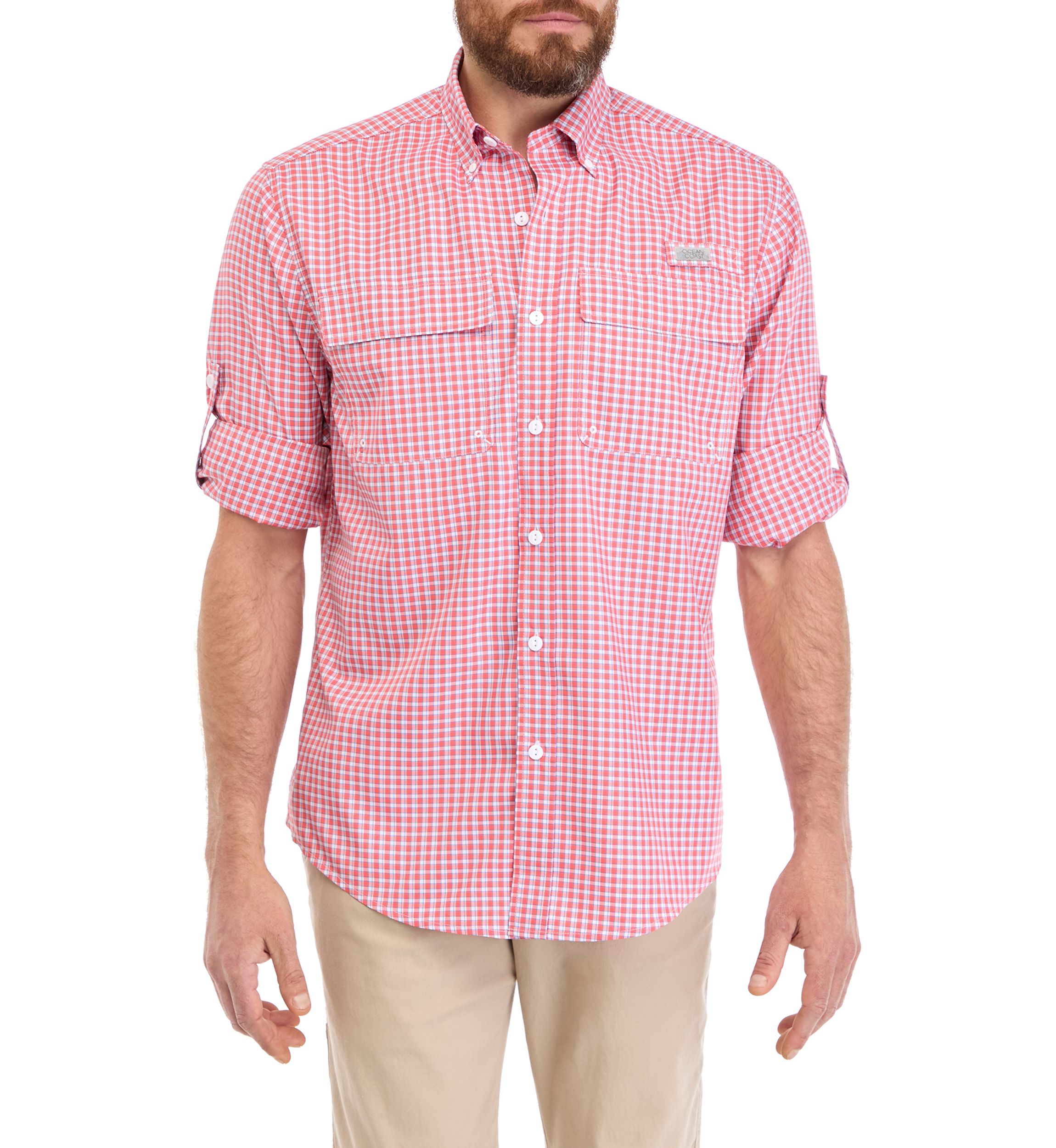 Long Sleeve Yarn Dyed Fishing Shirt