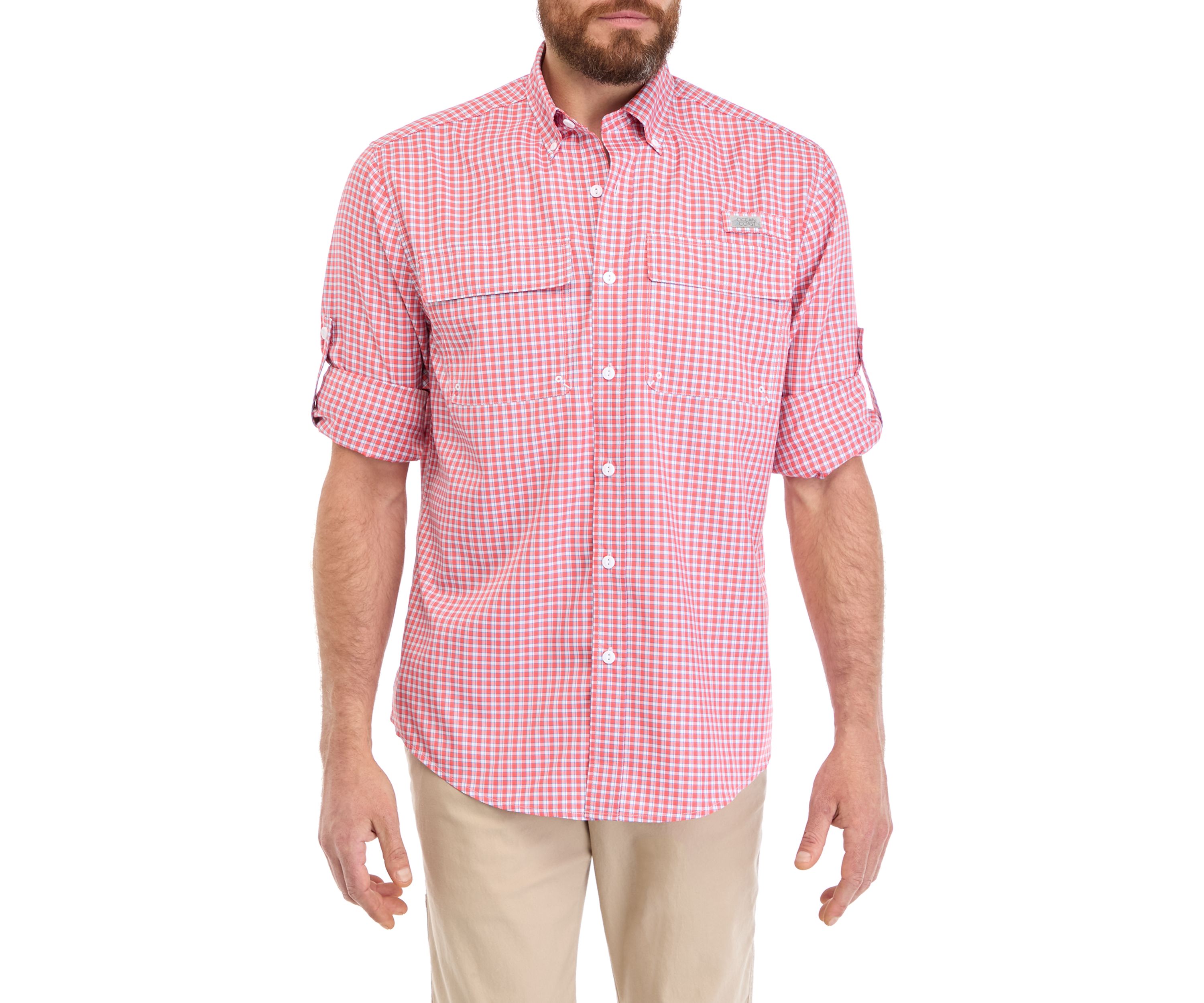 Long Sleeve Yarn Dyed Fishing Shirt