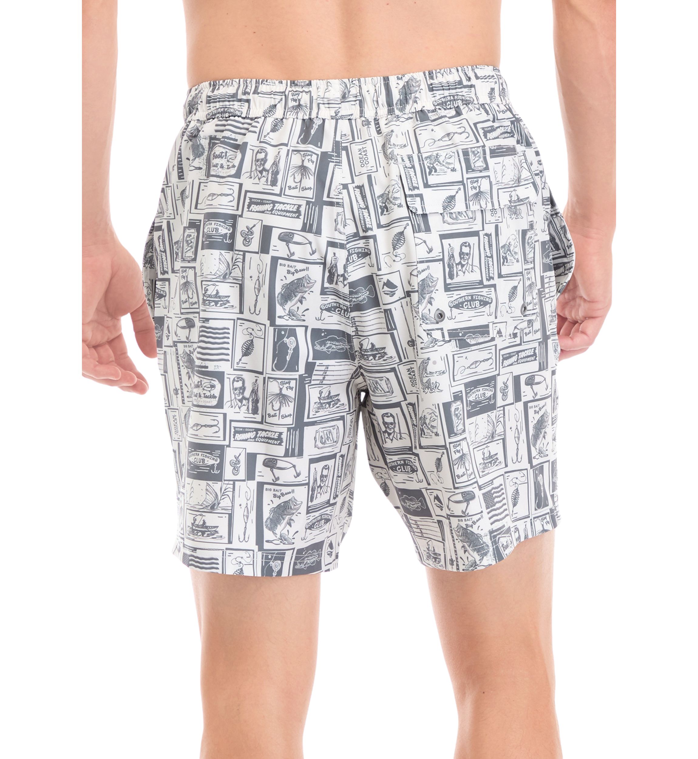 Printed Swim Trunks