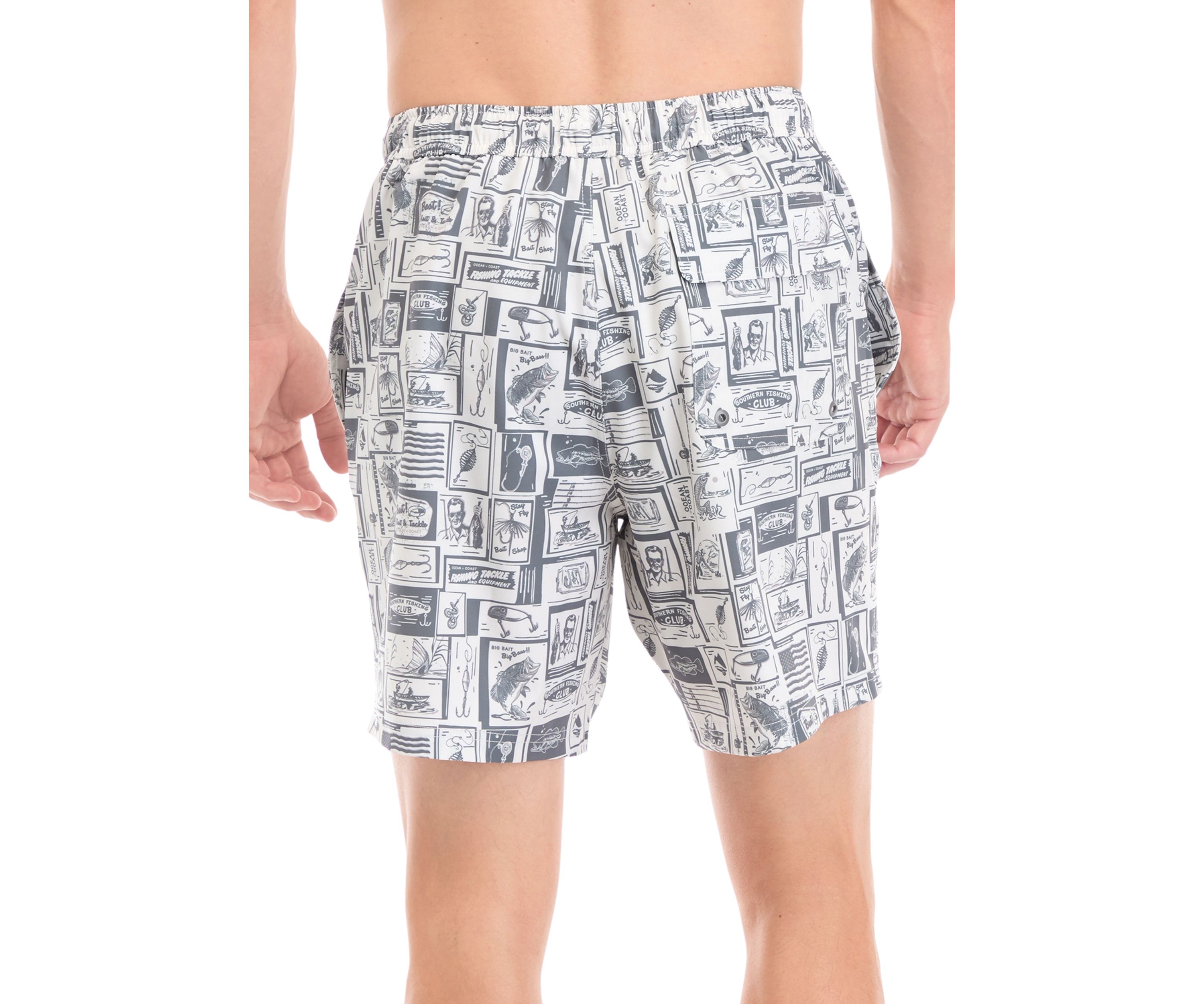 Printed Swim Trunks