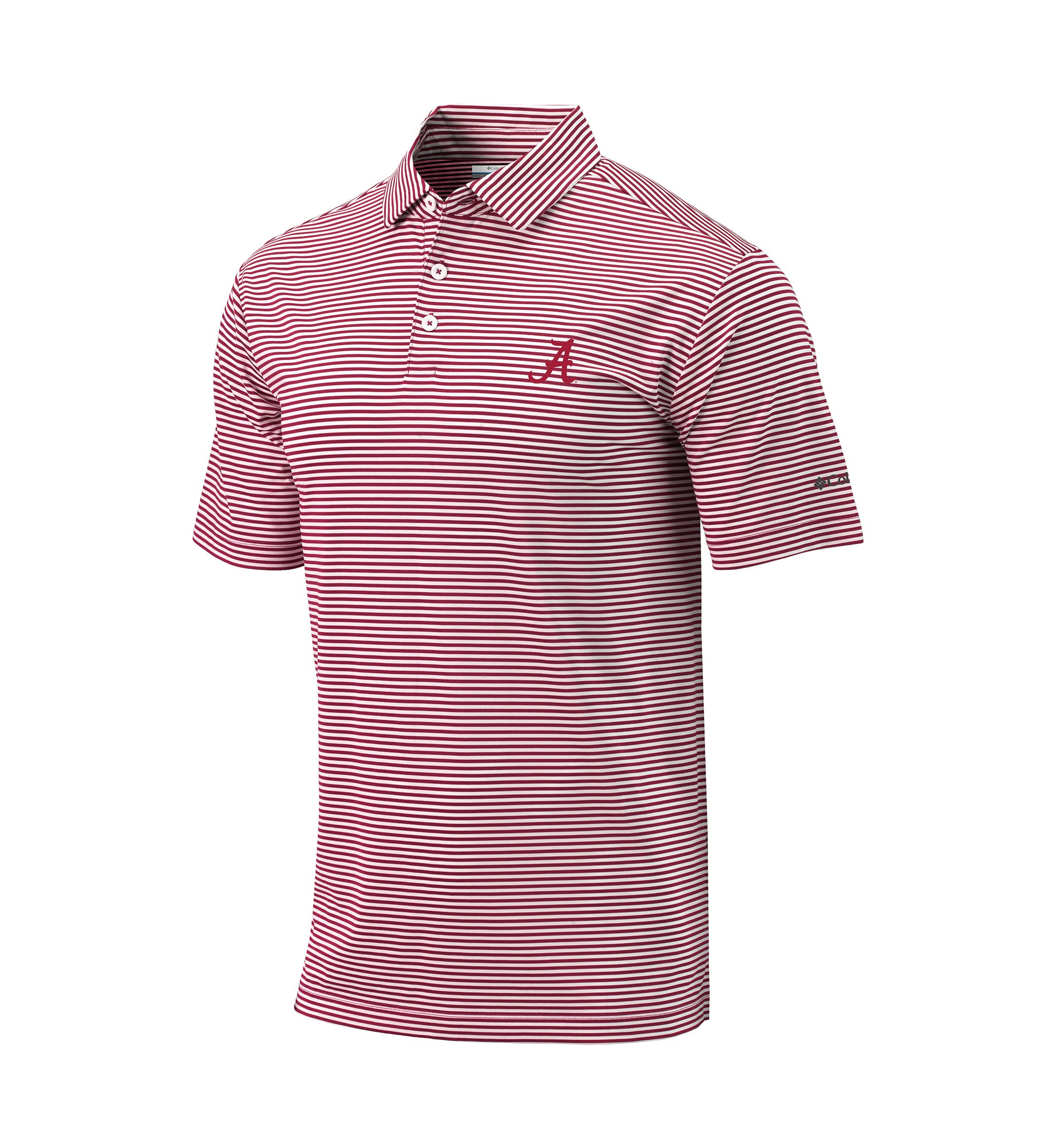 NCAA Alabama Crimson Tide Omni Wick Club Invite Polo Shirt