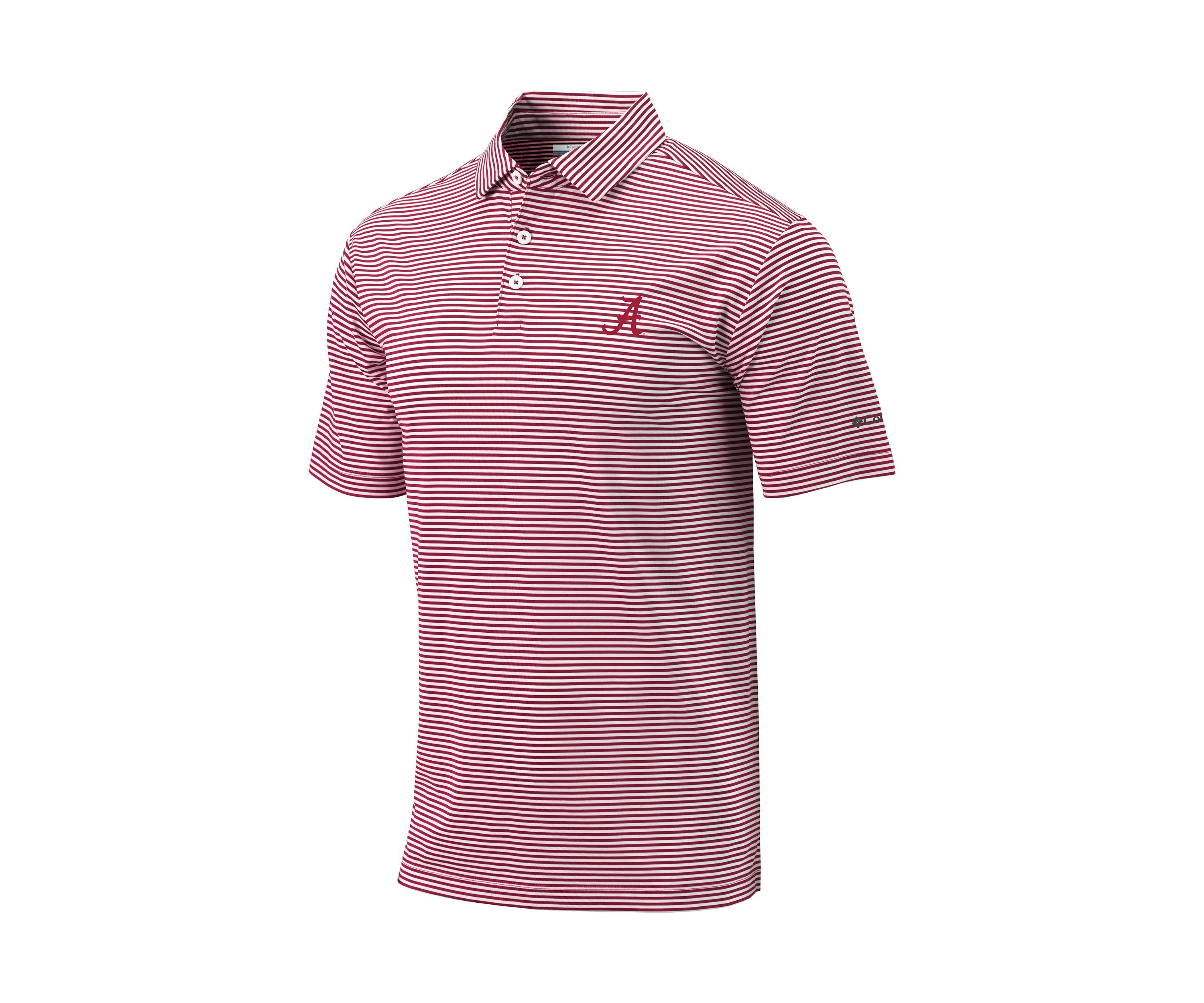 NCAA Alabama Crimson Tide Omni Wick Club Invite Polo Shirt