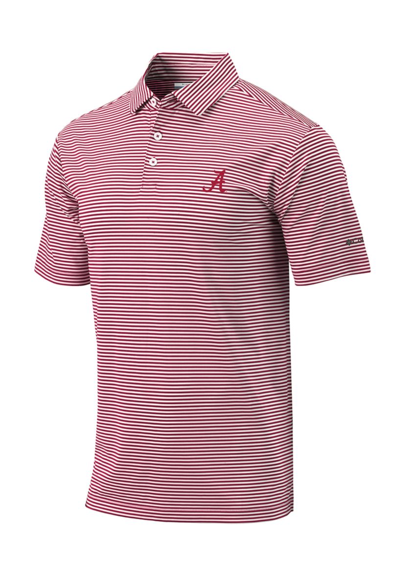 NCAA Alabama Crimson Tide Omni Wick Club Invite Polo Shirt