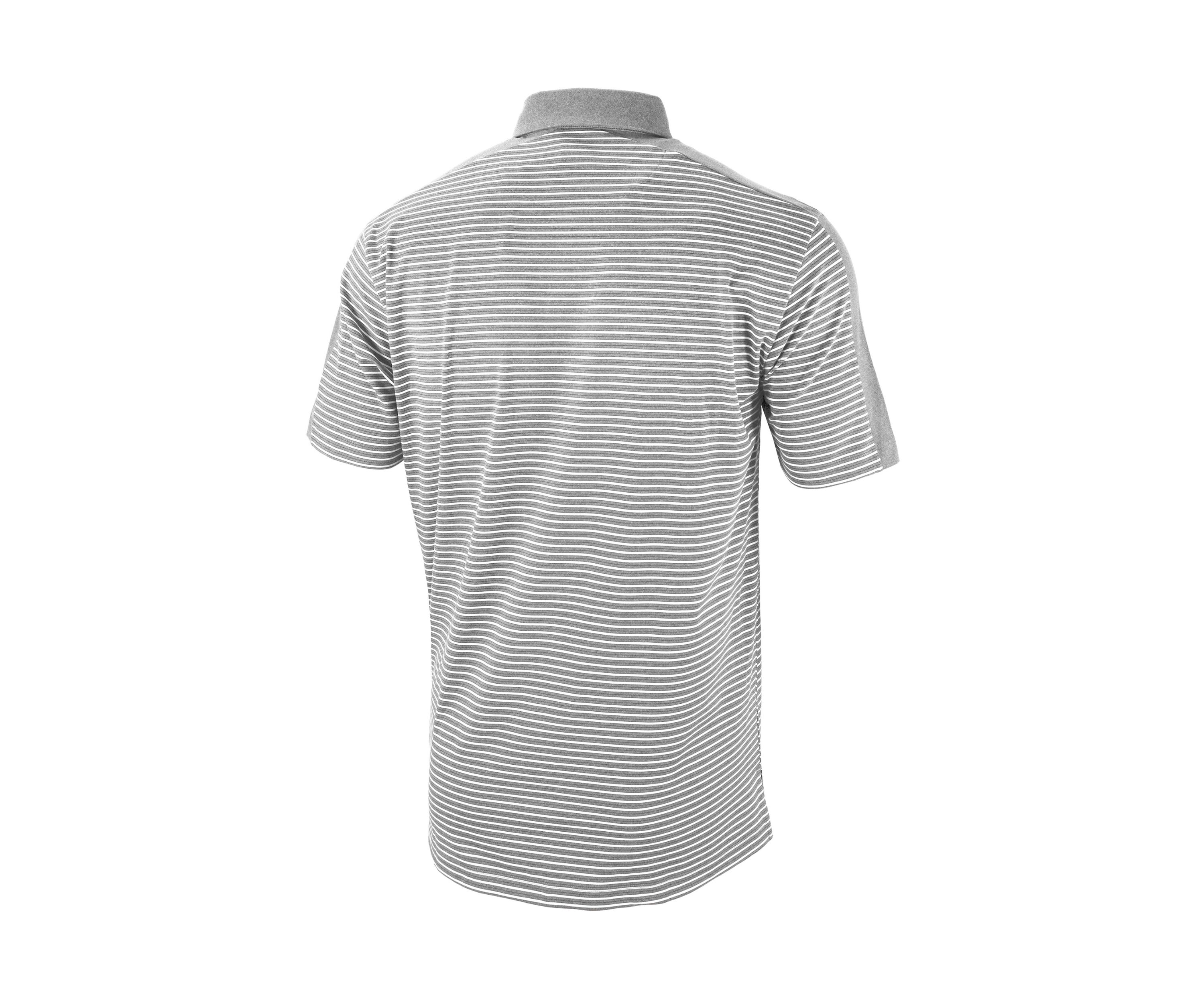 NCAA North Carolina Tar Heels Striped Golf Polo Shirt