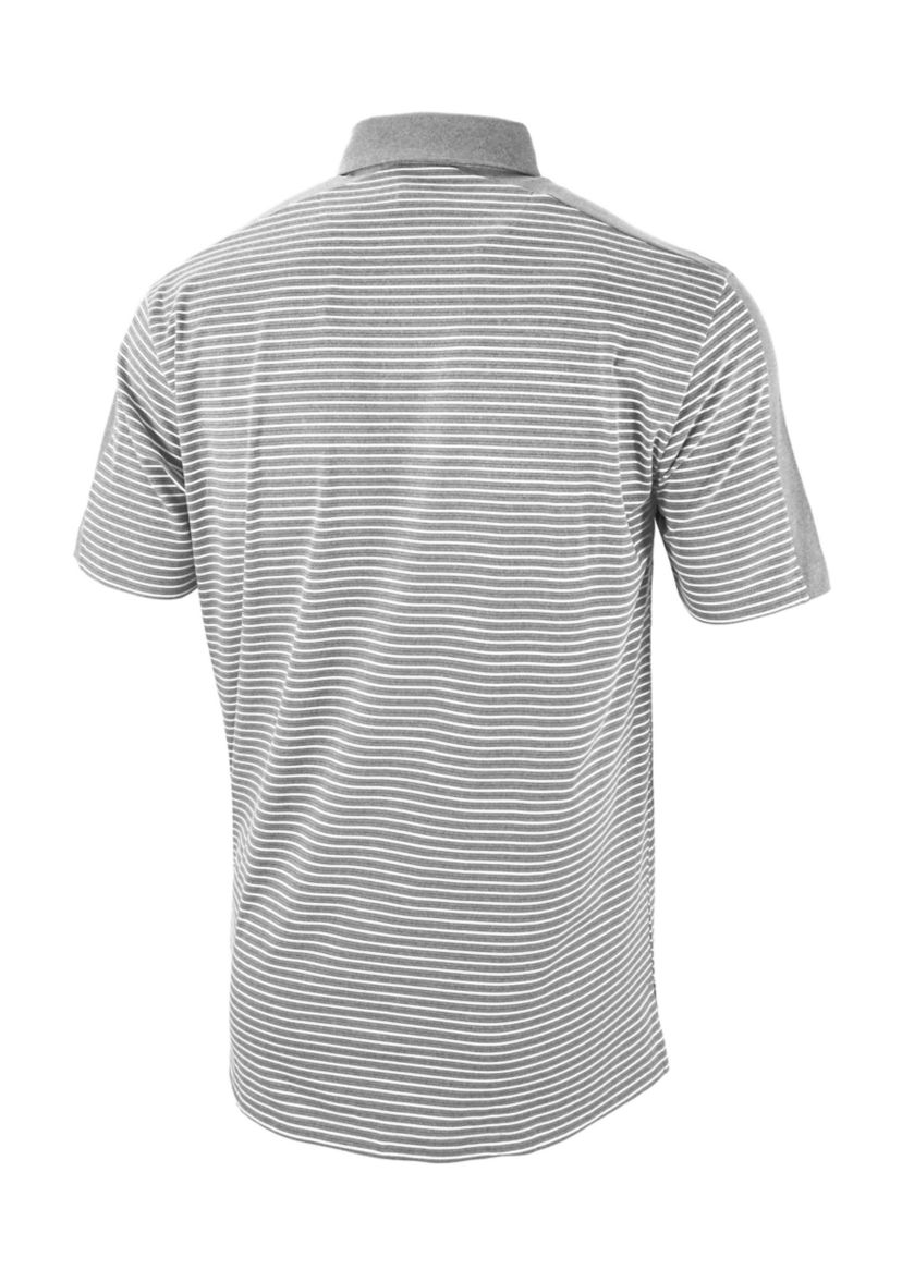 NCAA North Carolina Tar Heels Striped Golf Polo Shirt