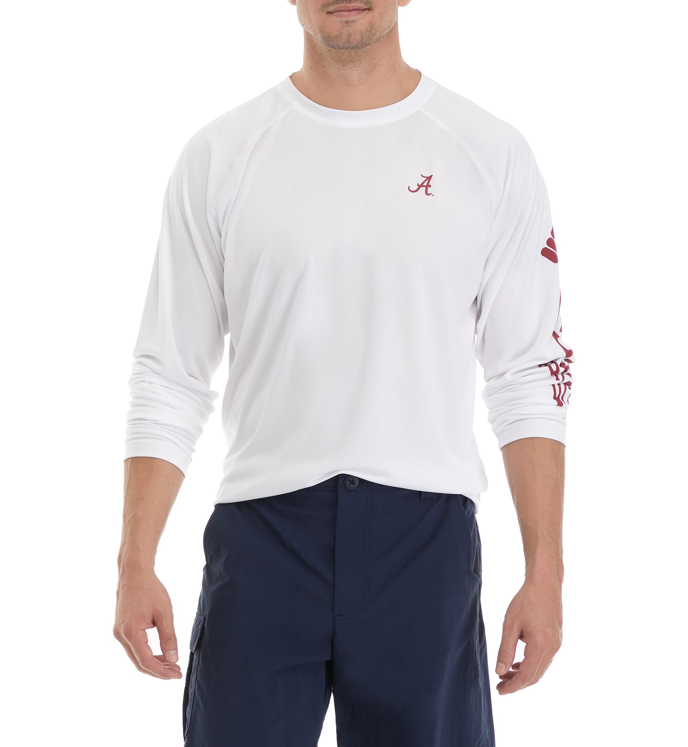 NCAA Alabama Crimson Tide Terminal Tackle Long Sleeve Shirt