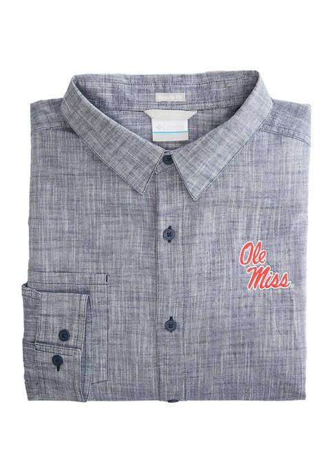 Columbia NCAA Ole Miss Rebels Button Up Shirt