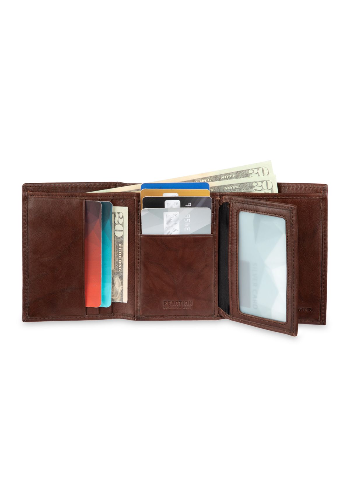 Crunch Leather Extra Capacity Trifold Wallet
