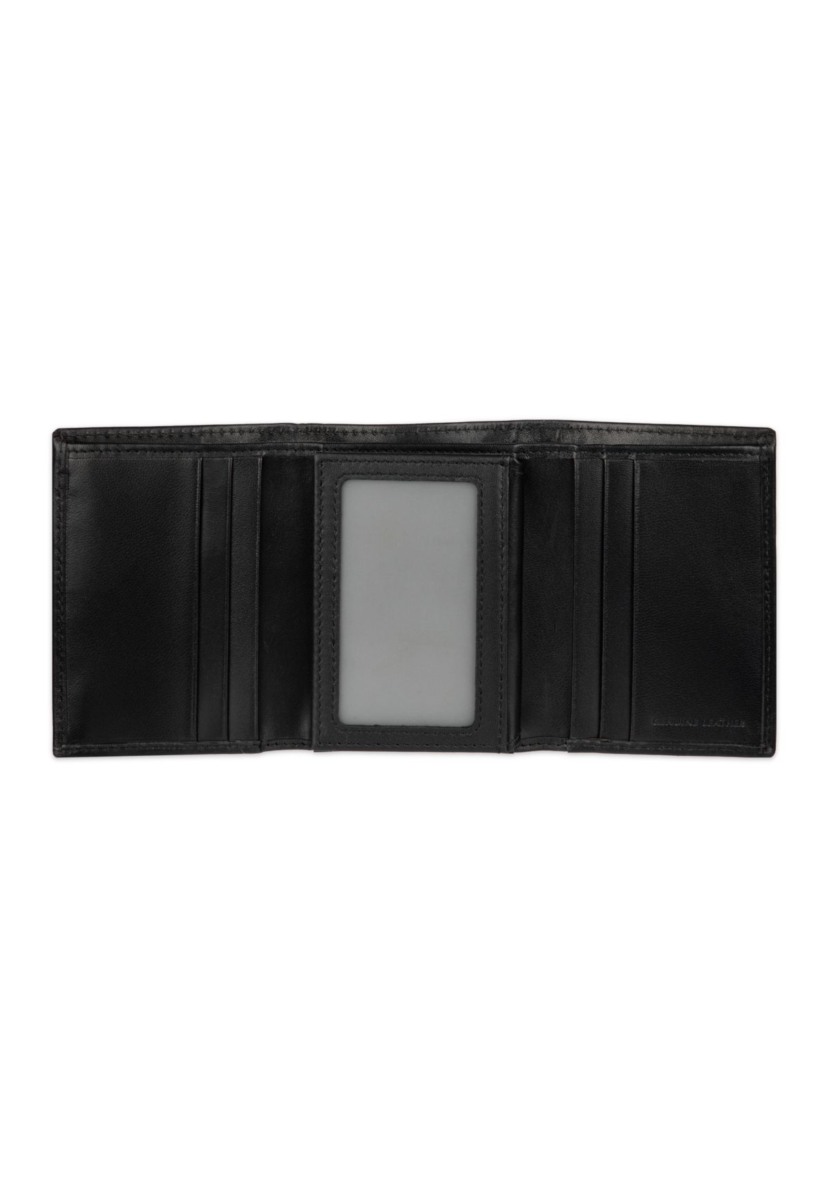 Leather Extra Capacity Trifold Wallet