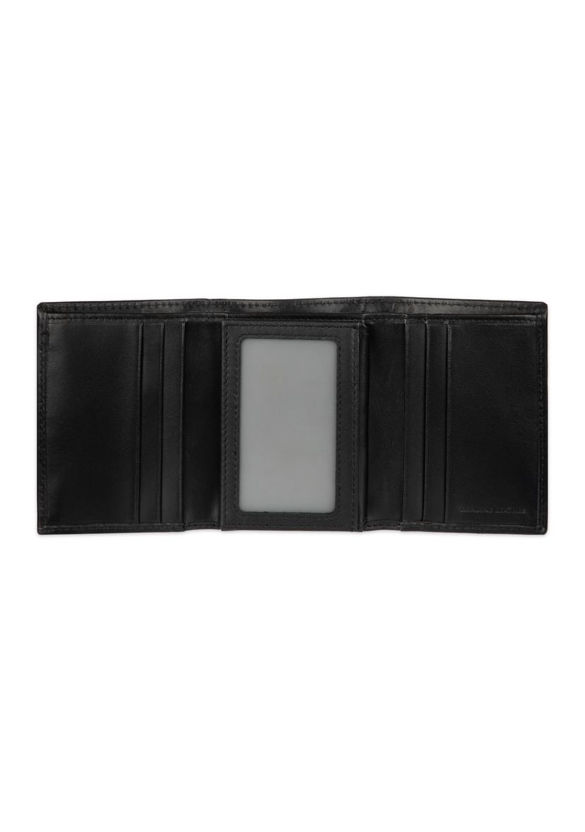 Leather Extra Capacity Trifold Wallet