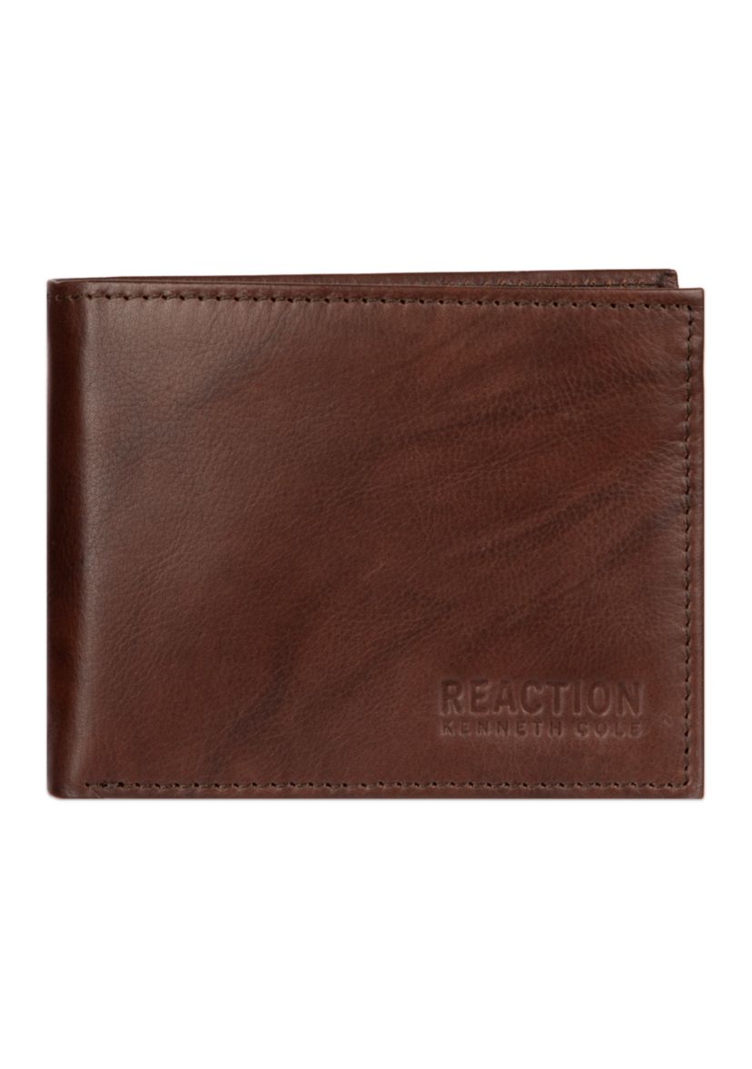 Crunch Leather Compact Bifold Wallet