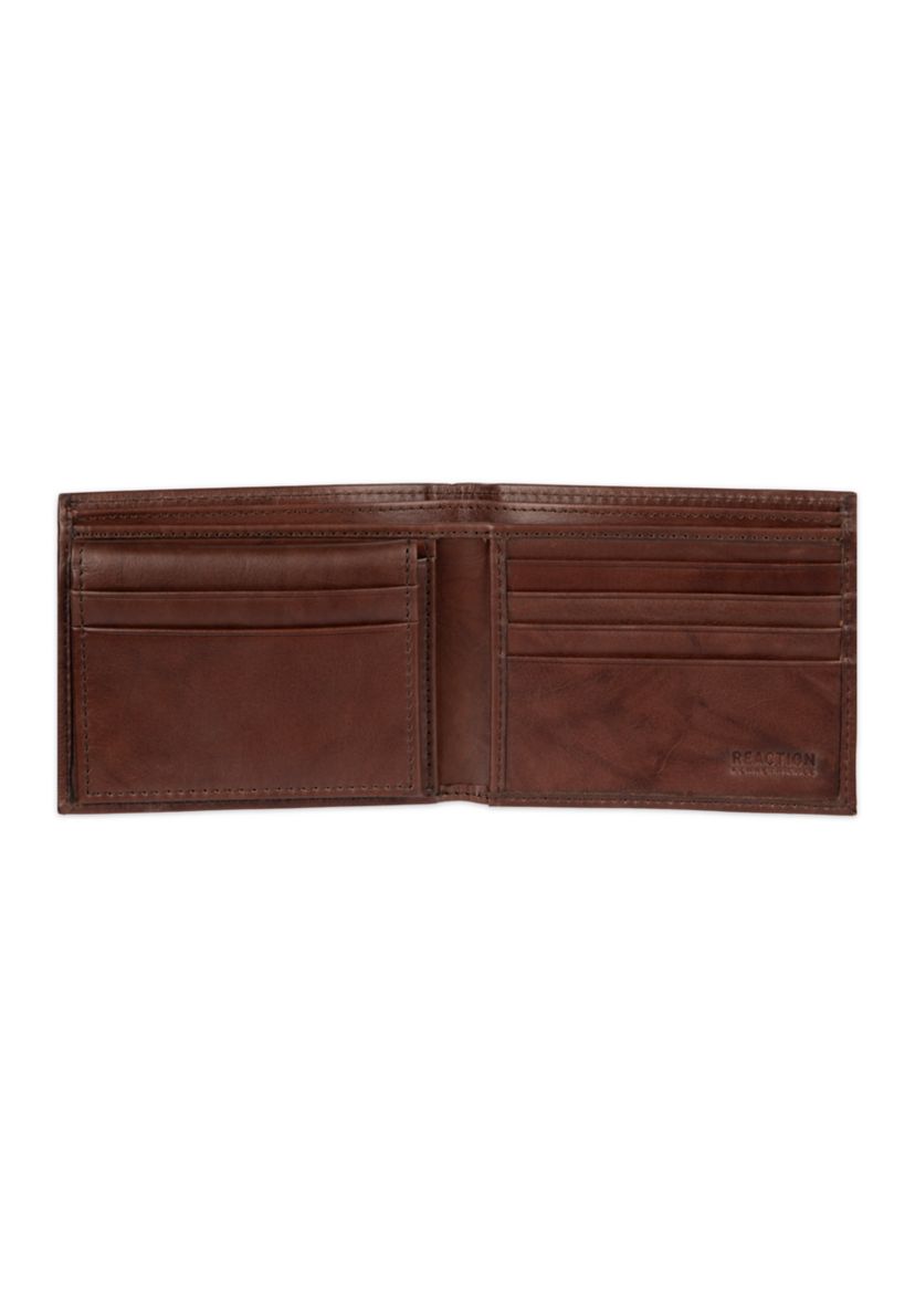 Crunch Leather Compact Bifold Wallet