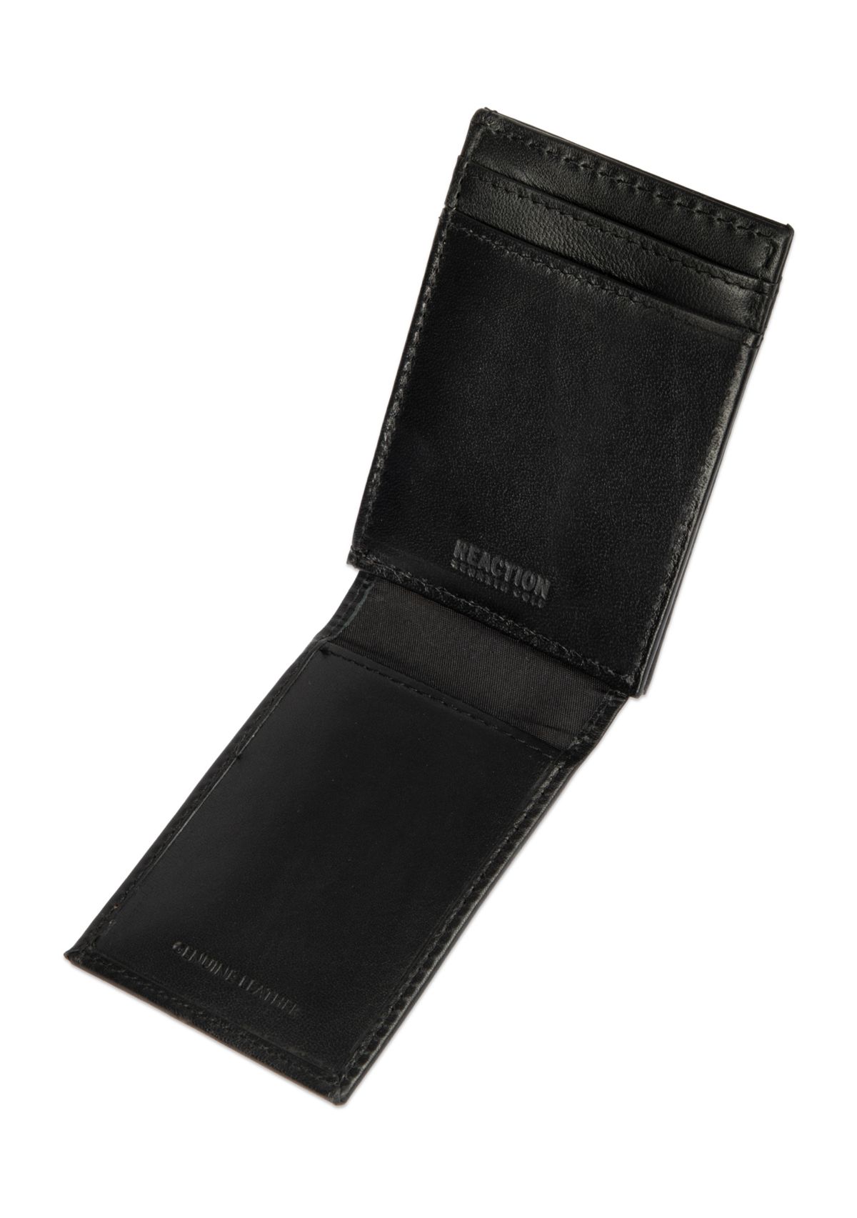 Slim Front Pocket Wallet with Magnetic Money Clip