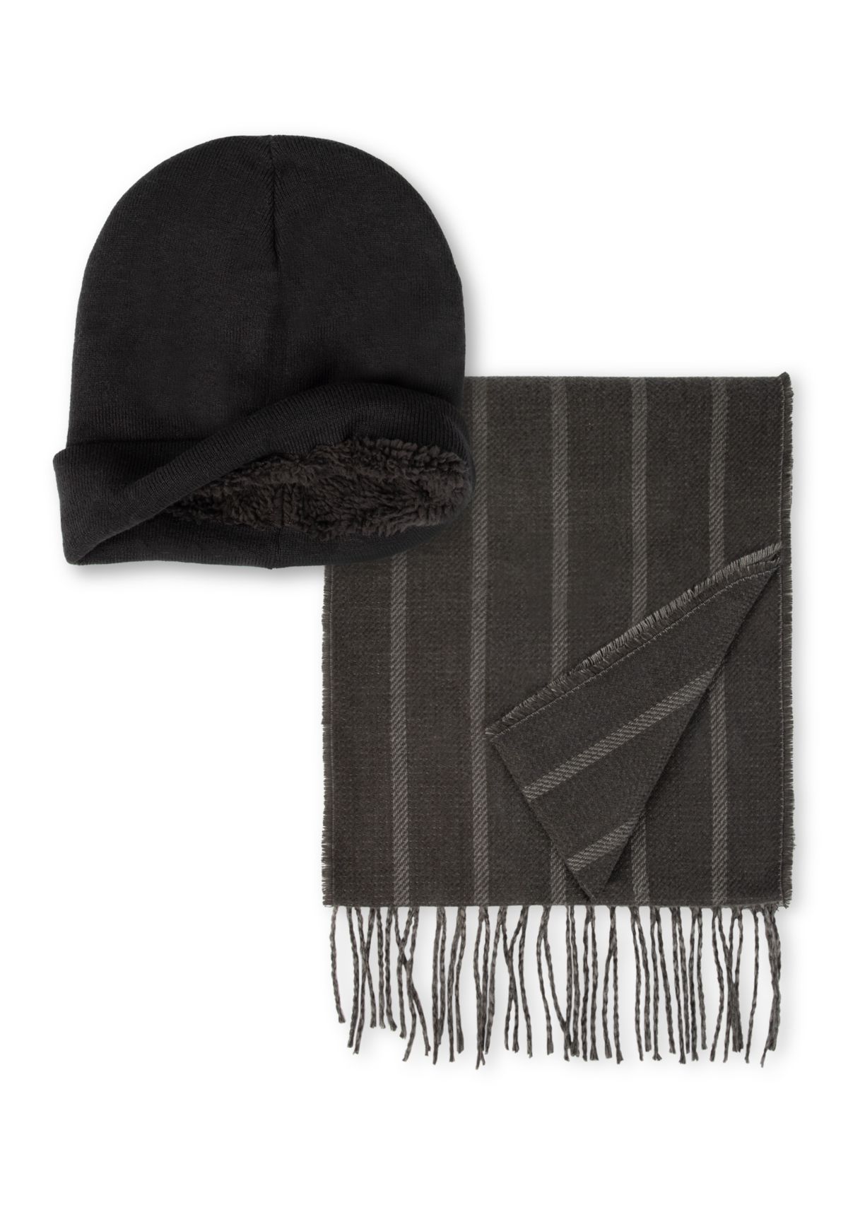 Mens Beanie and Scarf Set