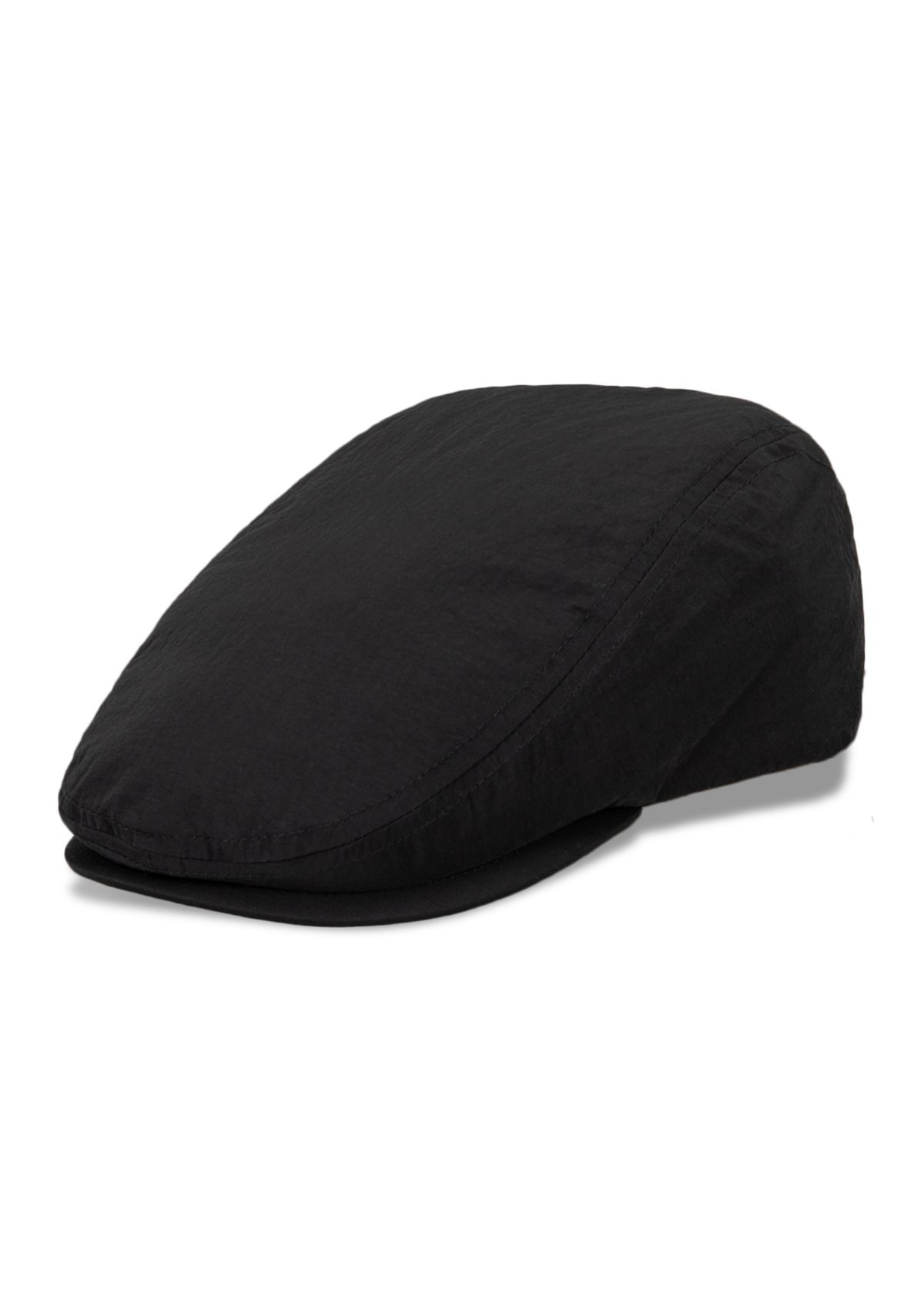 Mens Ripstop Flat Cap Ivy Hat with Sherpa Lining