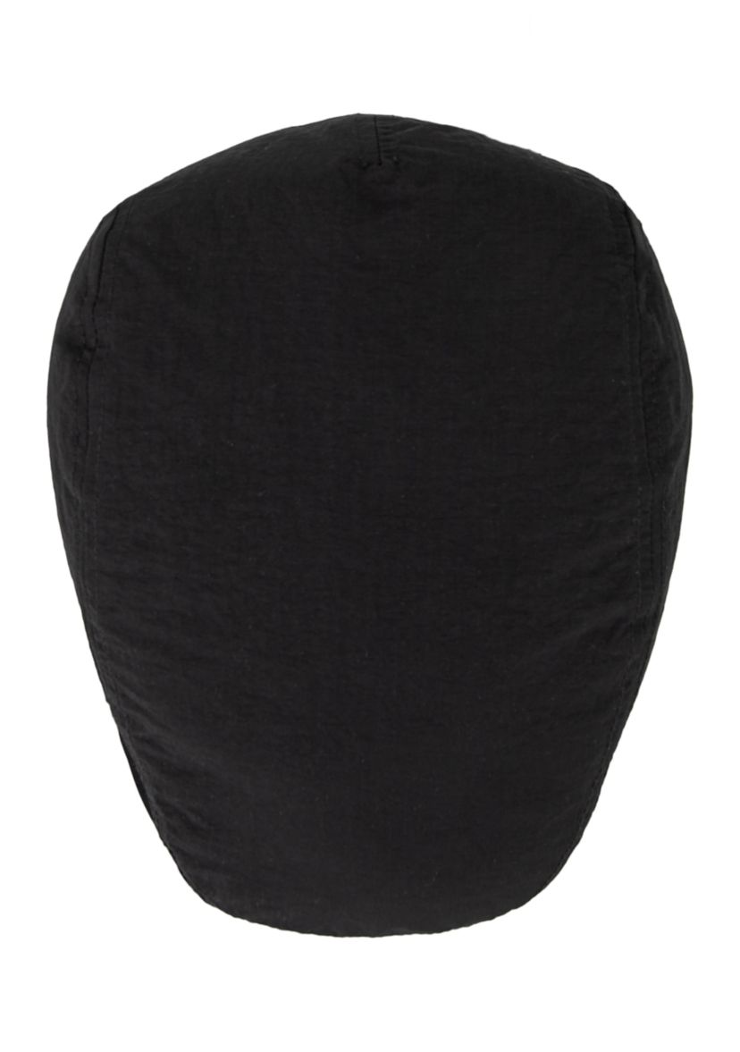 Mens Ripstop Flat Cap Ivy Hat with Sherpa Lining