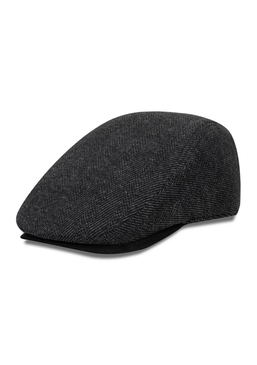 Guncheck Pattern Ivy Hat with Sherpa Lining