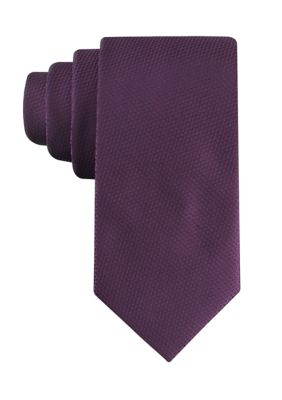 Kenneth Cole Reaction Men's Canal Solid Necktie, Purple