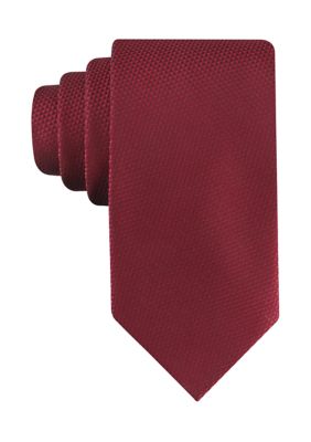 Kenneth Cole Reaction Men's Canal Solid Necktie, Burgundy