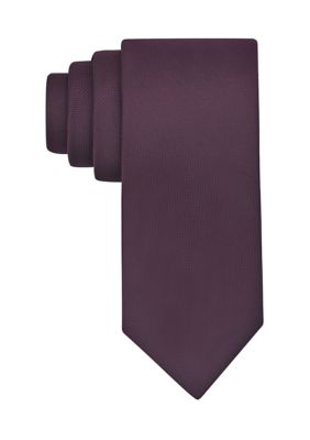 Kenneth Cole Reaction Men's Derry Solid Necktie, Burgundy