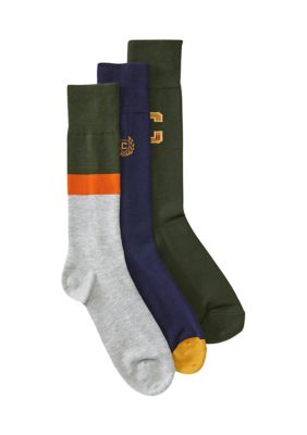 3-Pack Logo Socks