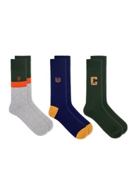 3-Pack Logo Socks