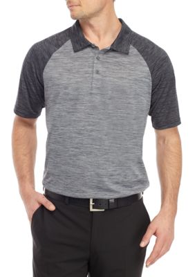 ZELOS Short Sleeve Raglan Polo belk