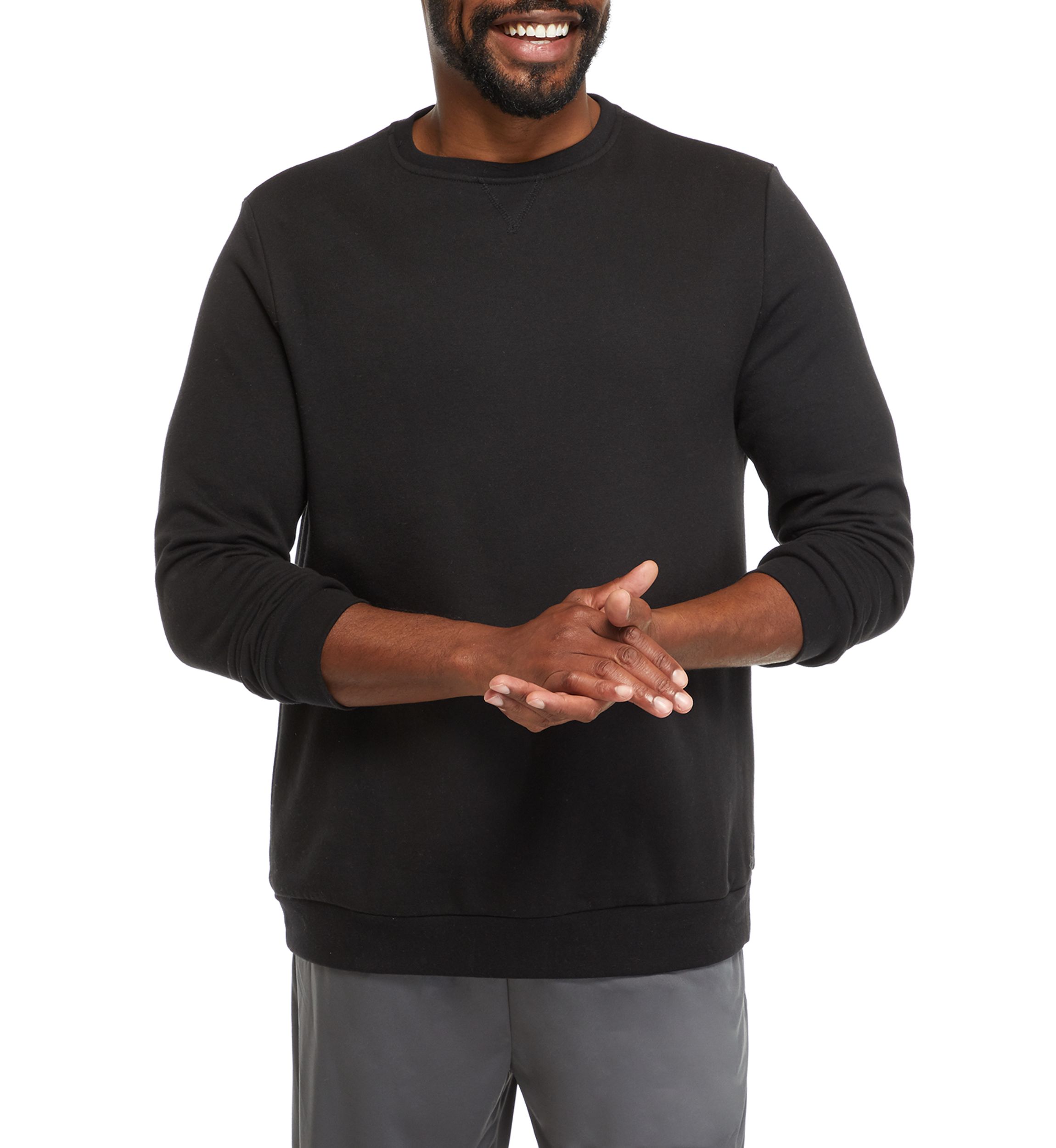 Big & Tall Crew Neck Fleece Pullover 