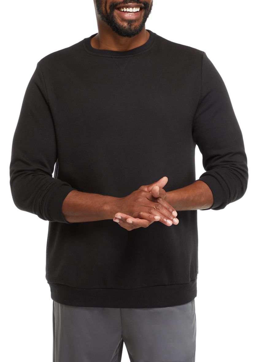 Big & Tall Crew Neck Fleece Pullover 
