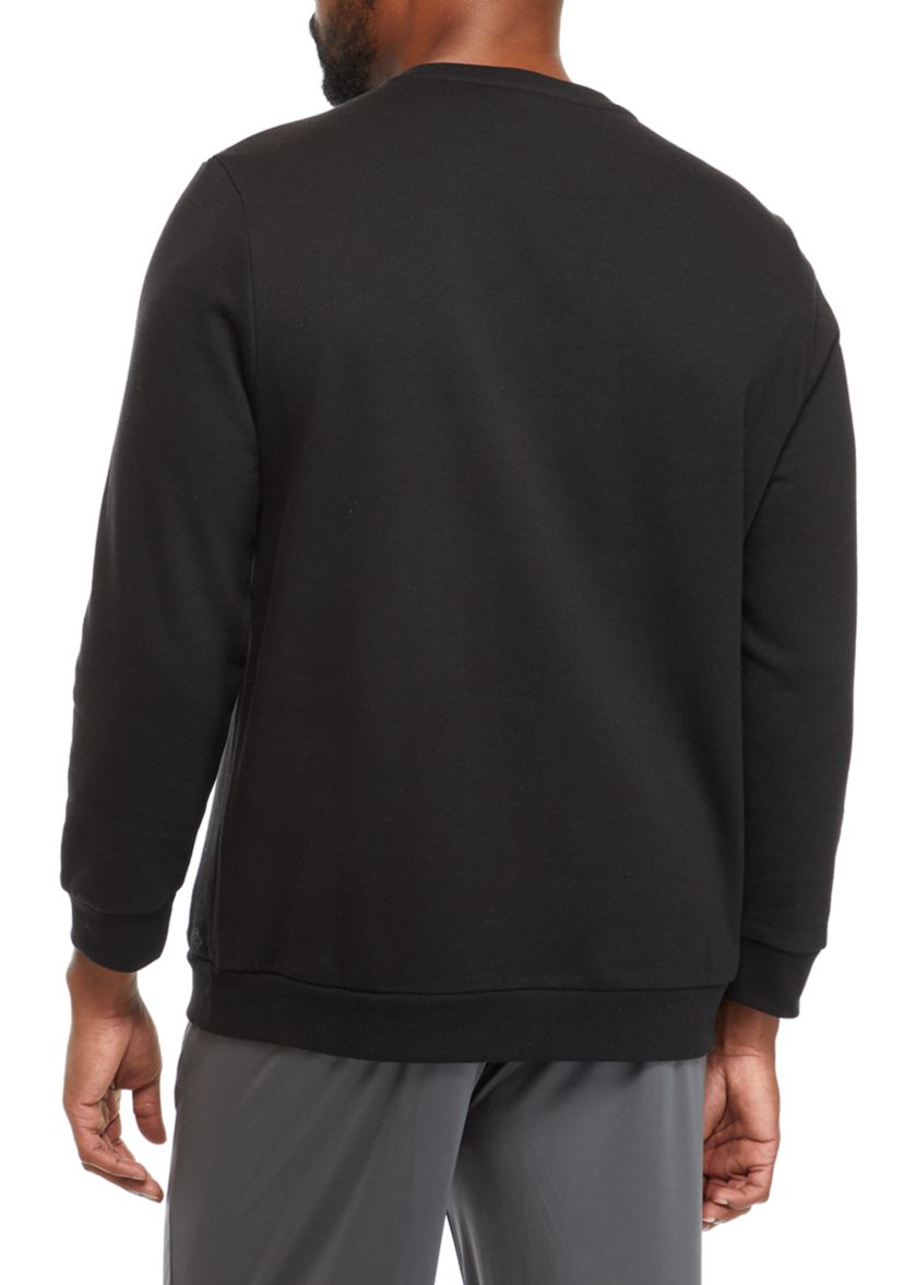 Big & Tall Crew Neck Fleece Pullover 