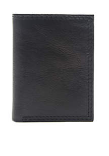 Crown & Ivy™ RFID Leather Extra Capacity Trifold Wallet