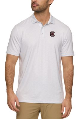 Colosseum Men's NCAA South Carolina Gamecocks Polo Shirt, Grey, 2XL
