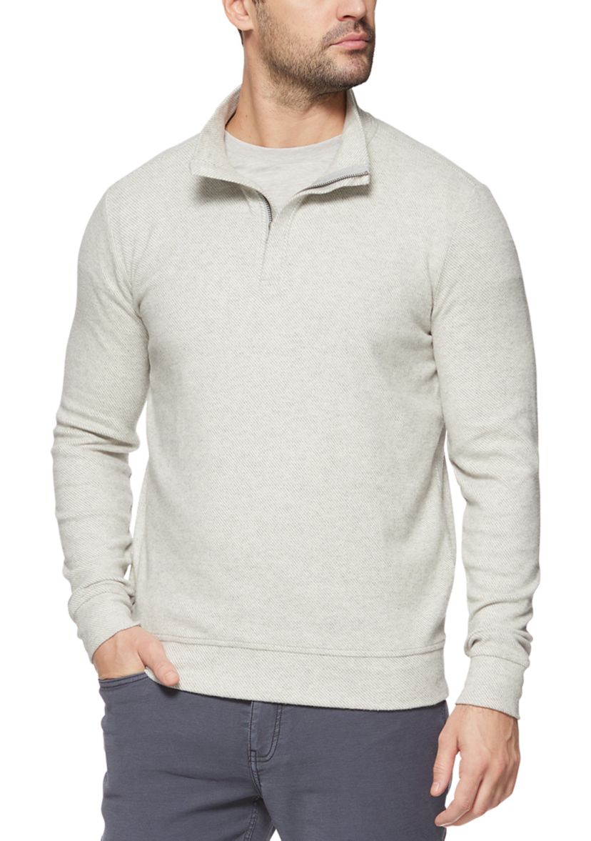 Mens Knit 1/4 Zip Pullover