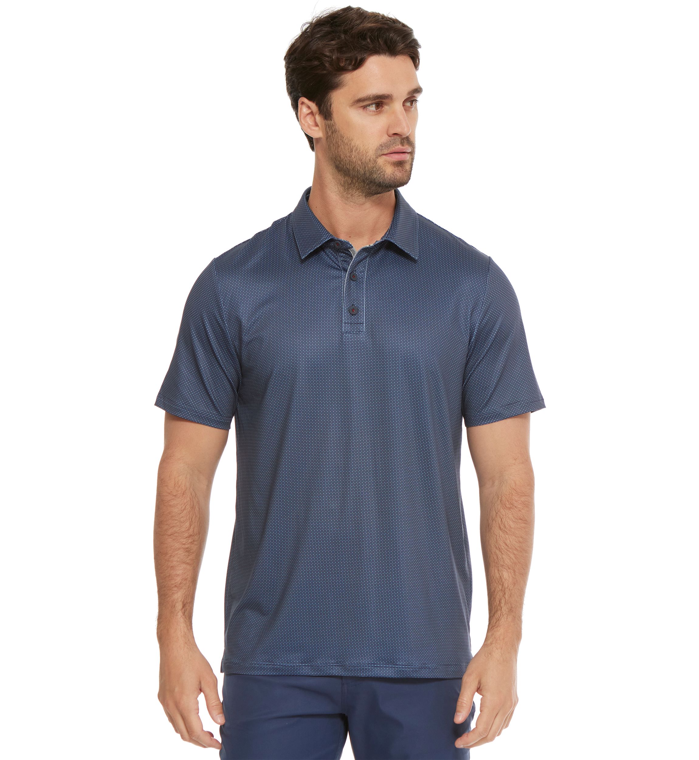 Mens Geo Dot Golf Shirt