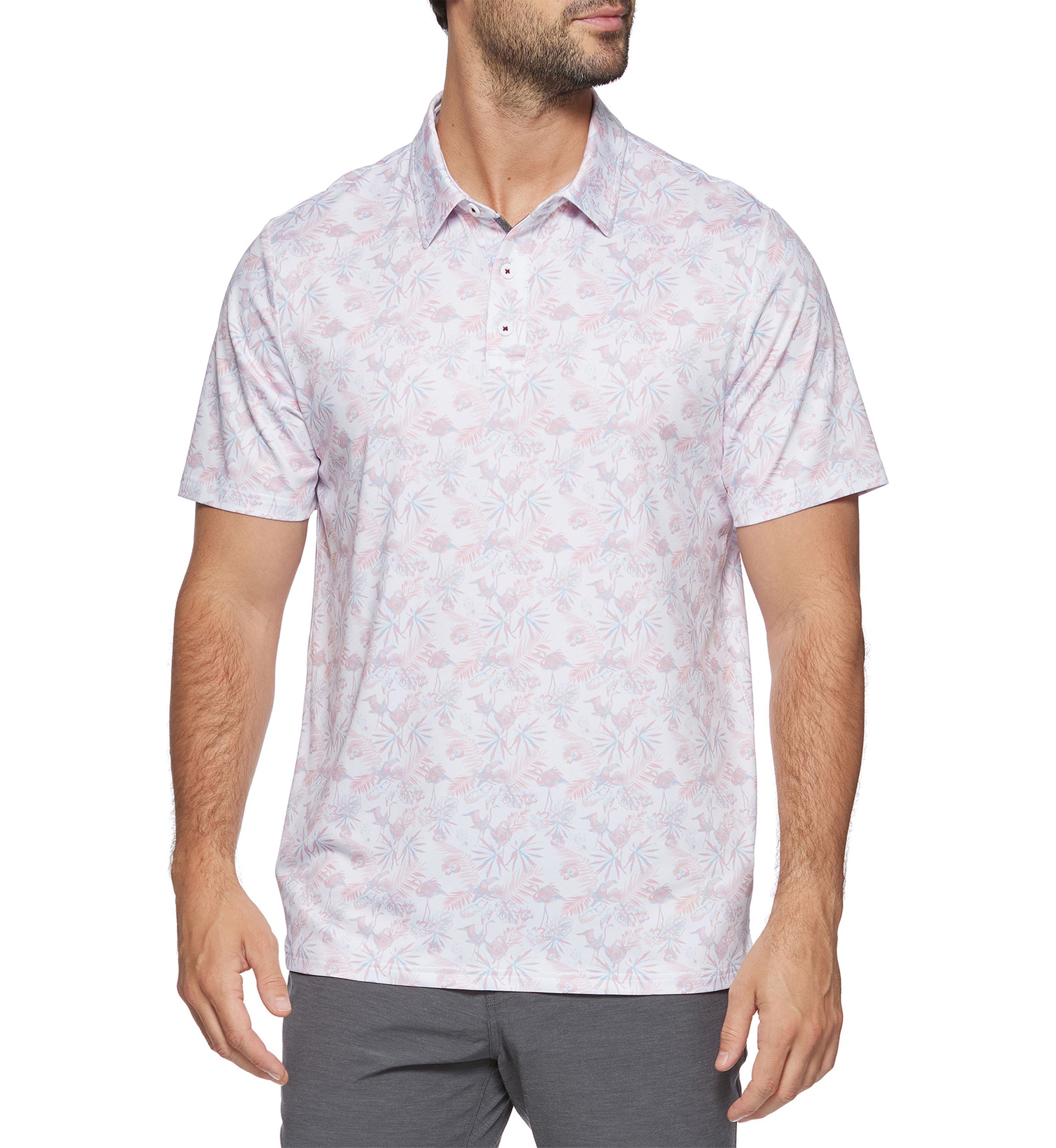 Pasadena Toucan Print Polo Shirt 