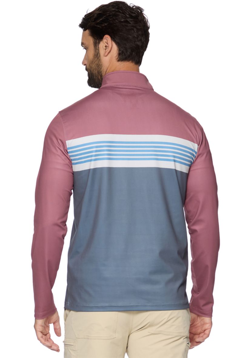 Mens Block Stripe Pullover