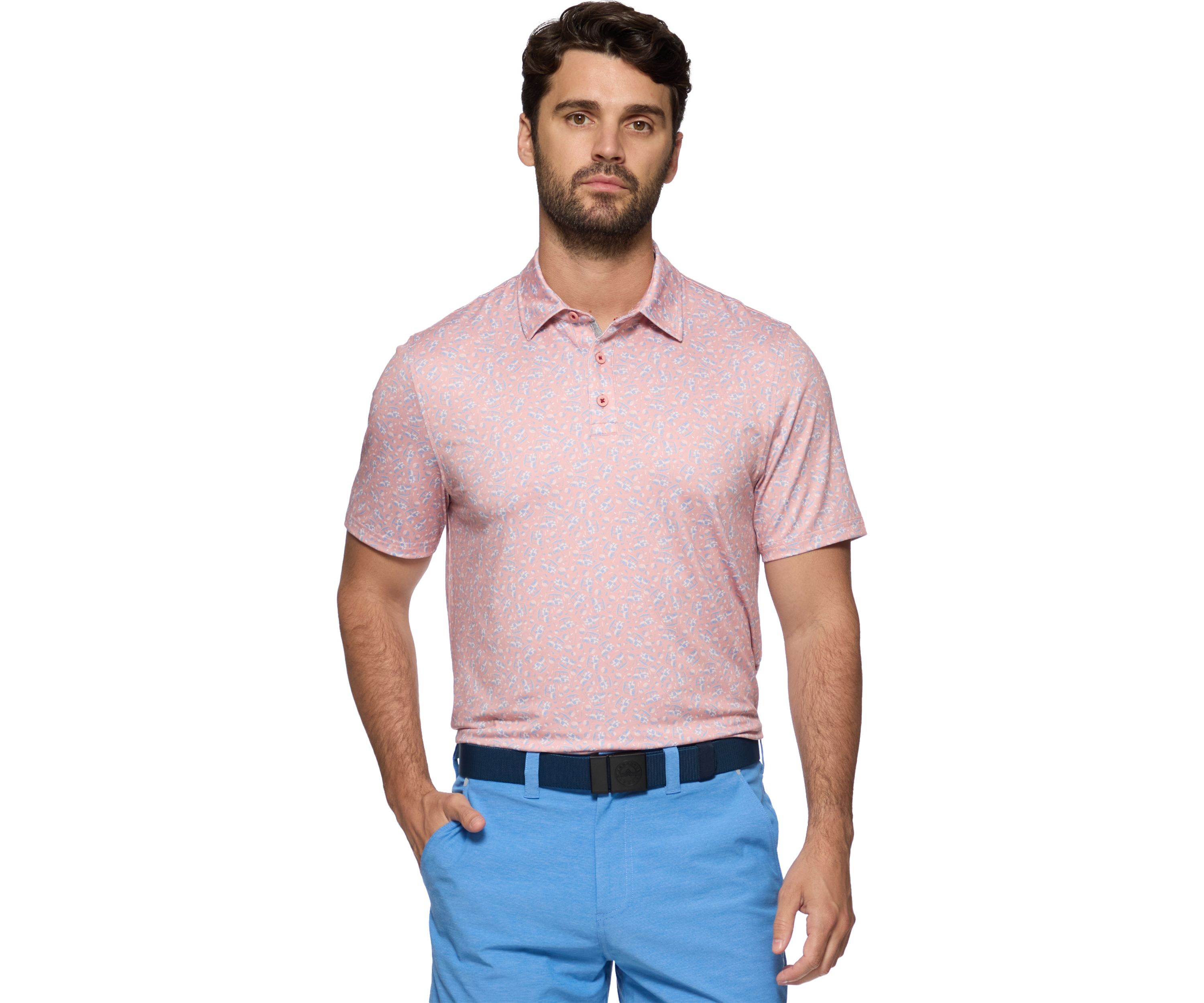 Printed Golf Polo Shirt 