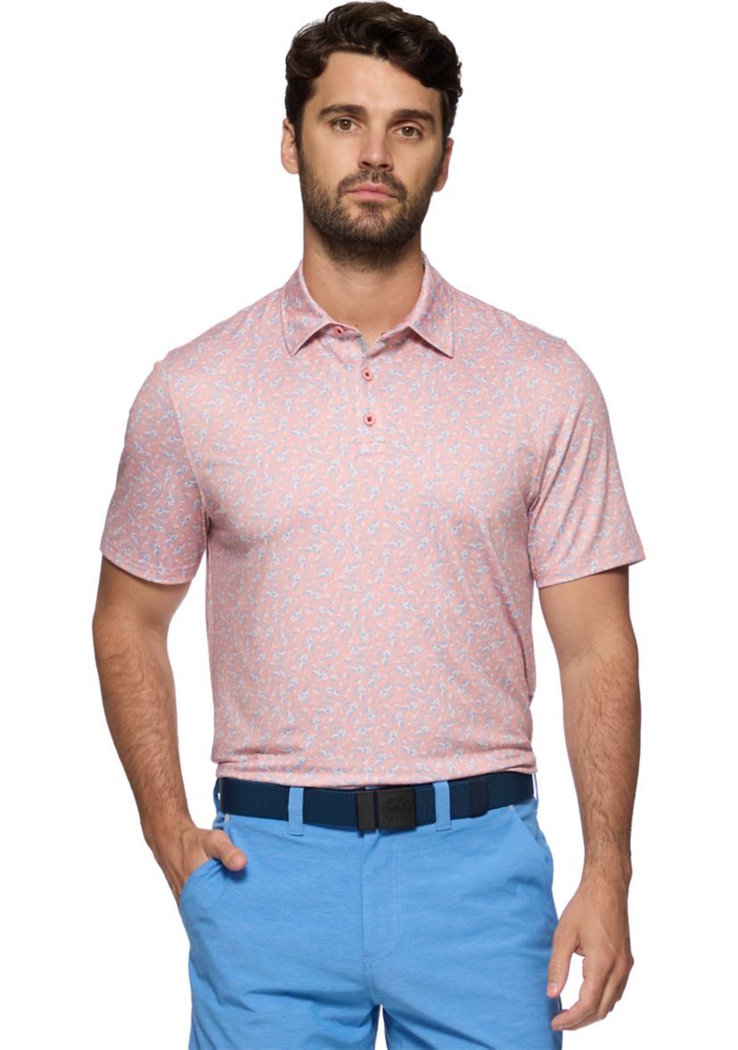 Printed Golf Polo Shirt 